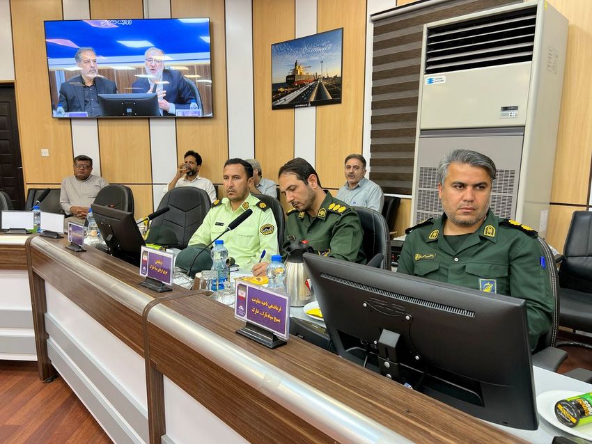 معارفه + فرمانده ارشد پدافند غیر عامل جزیره خارگ + عباس اسدروز+ پدافند غیرعامل + عبدالرحمن کشوری 5