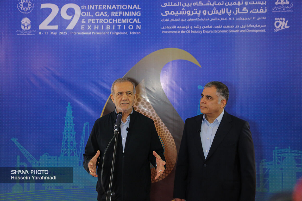 بازدید رئیس‌جمهوری از بیست‌ونهمین نمایشگاه نفت 2 2