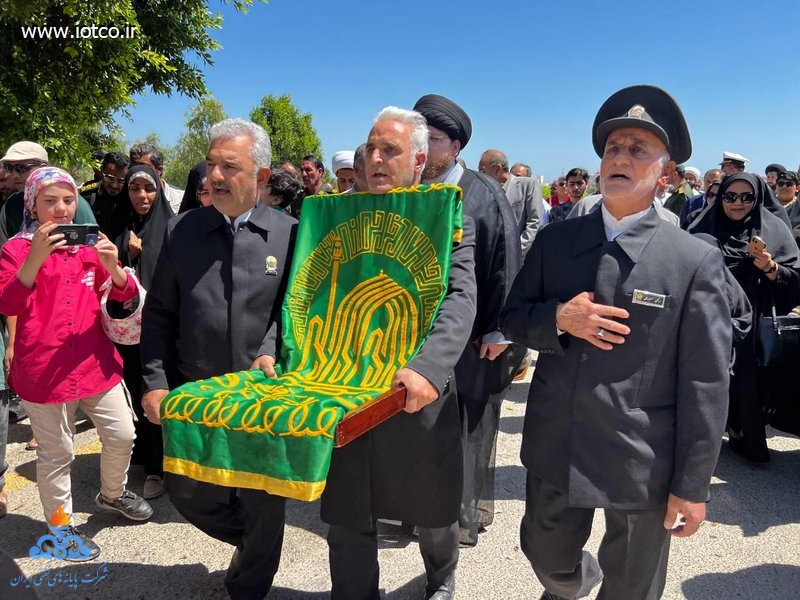 کاروان خدام حرم مطهر رضوی و پرچم متبرک بارگاه ملکوتی امام رضا+ دهه کرامت 8