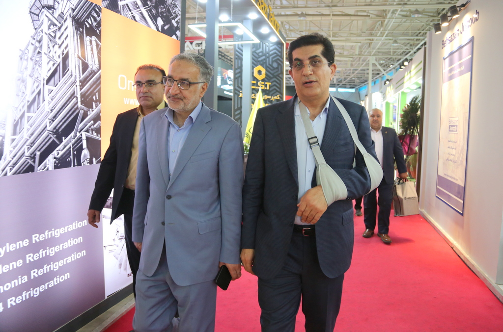 پیمان انتظام+ مدیر مهندسی و ساختمان شرکت پایانه‌های نفتی ایران+ تشریح محورهای اصلی بازدید از بیست‌ونهمین نمایشگاه بین‌المللی نفت، گاز و پتروشیمی تهران 4