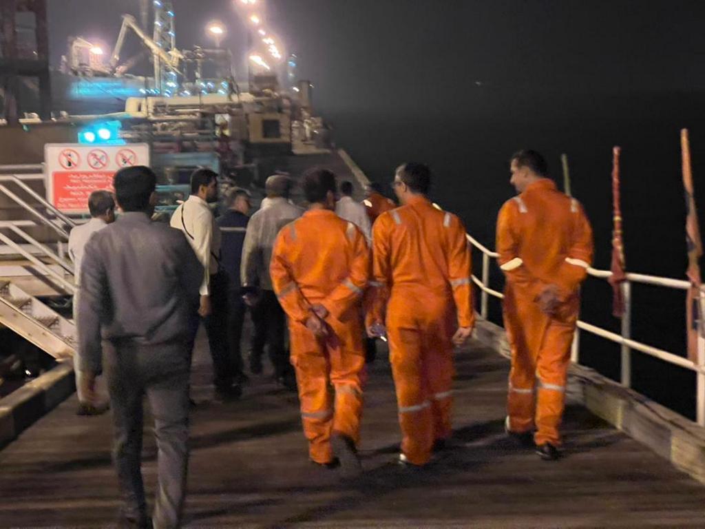 بازدید+ دیوان محاسبات کشور +پایانه نفتی خارگ + مدیرعامل شرکت پایانه‌های نفتی ایران+عباس اسدروز 2