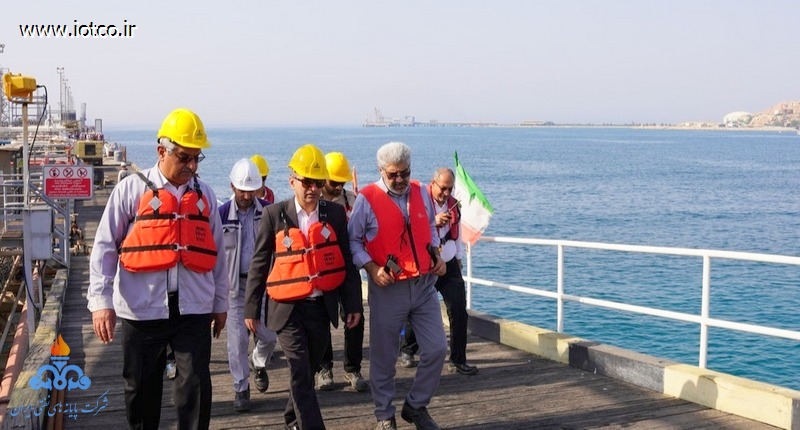 بازدید +مدیران + روسای ارشد+ شرکت پایانه های نفتی ایران +پروژه تعمیرات اساسی+ اسکله شرقی خارگ 1