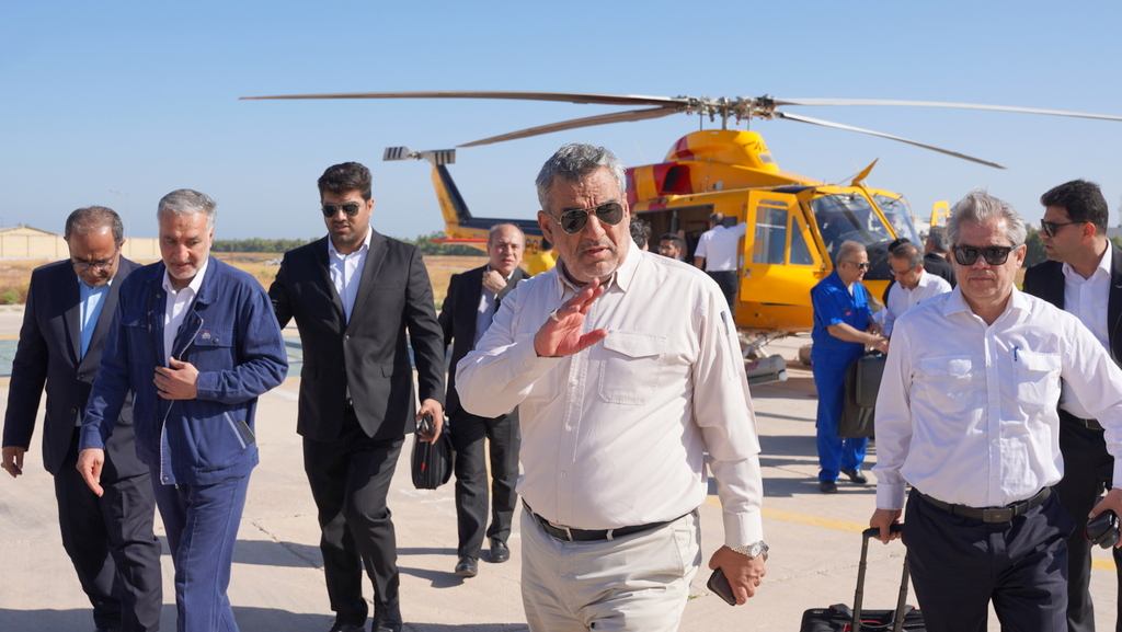 ورود مدیرعامل شرکت ملی نفت ایران + حمید بورد 7