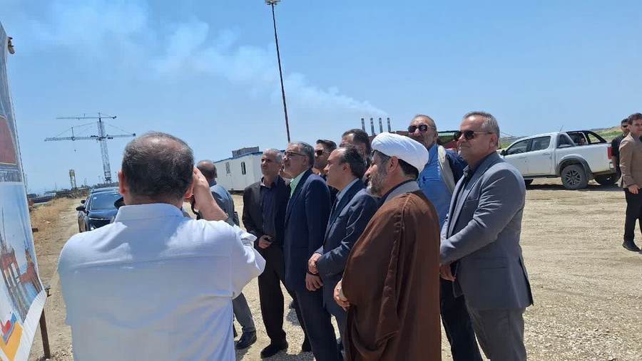 بازدید میدانی +مدیرعامل پایانه های نفتی ایران+پایانه نفتی شمال 1
