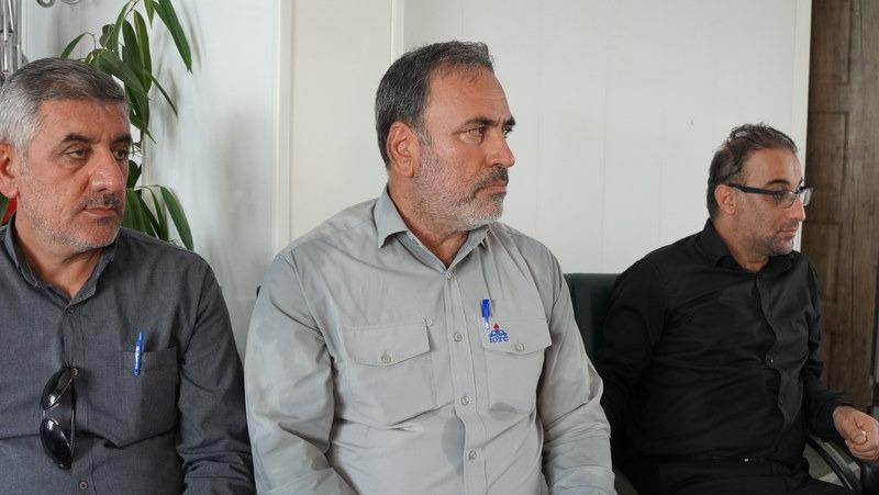 بازدید+مدیرعامل +از پروژه‌ها+پایانه خارگ +عباس اسدروز 18