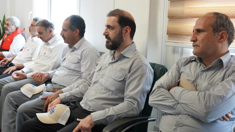 بازدید+مدیرعامل +از پروژه‌ها+پایانه خارگ +عباس اسدروز 15