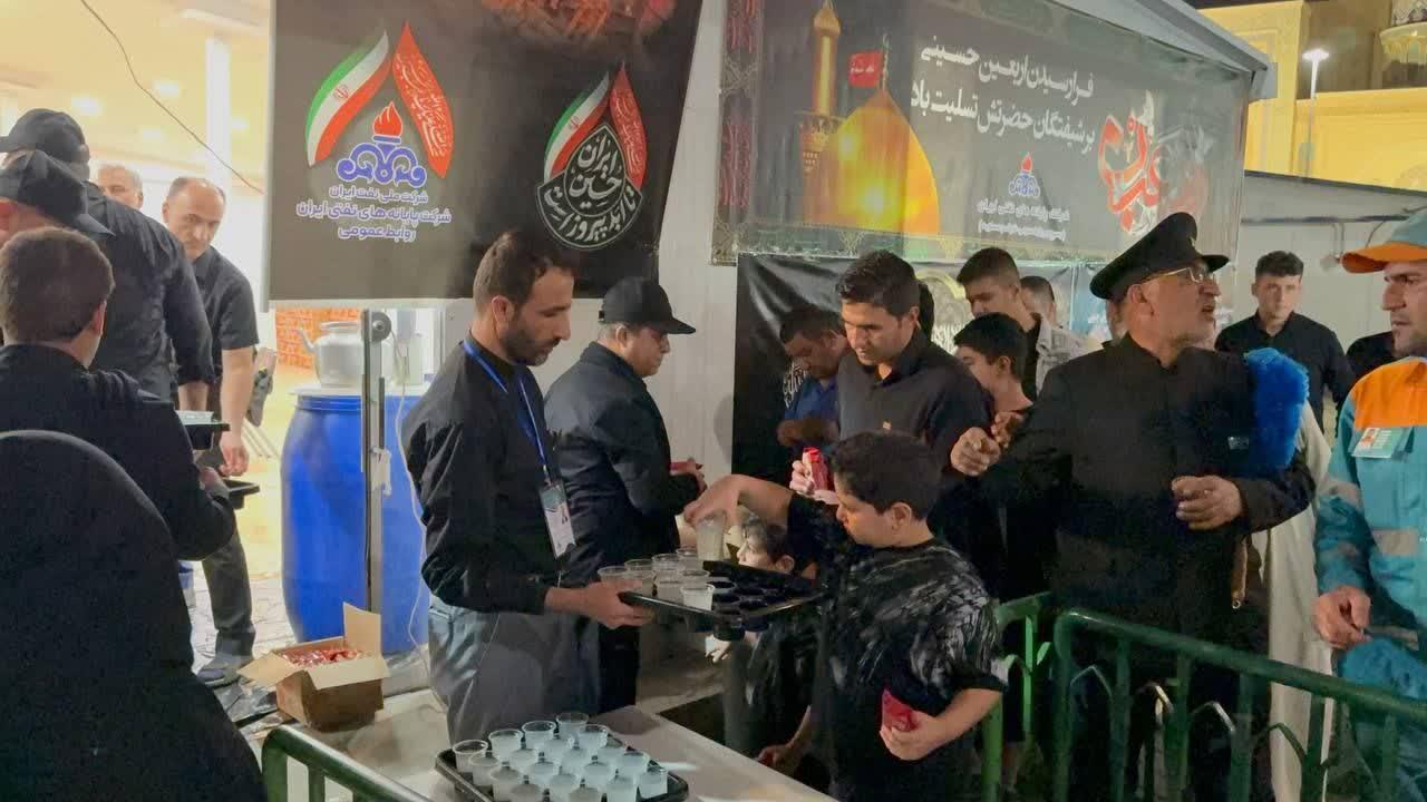 شرکت پایانه‌های نفتی ایران+ زائران امام رضا(ع) + ایام اربعین حسینی+موکب 1