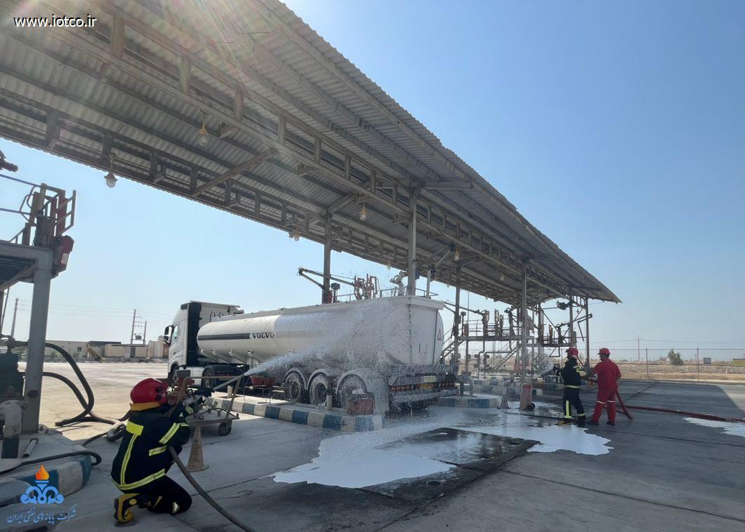 مانور ایمنی سطح یک +تاسیسات بارگیری زمینی پایانه میعانات گازی پارس جنوبی 9