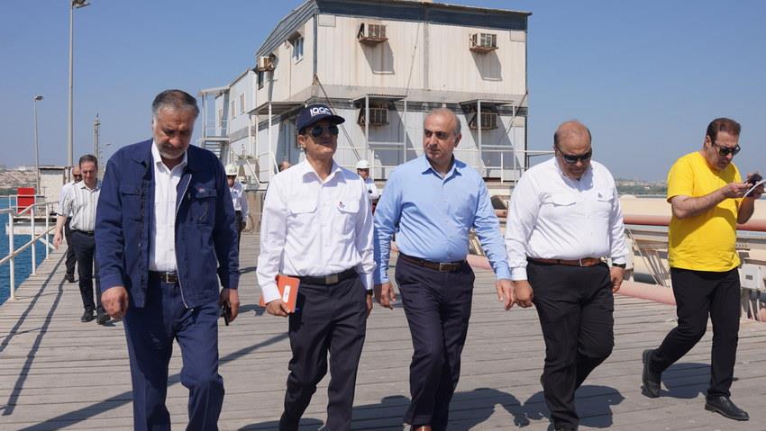 بازدید+ معاون برنامه‌ریزی و تلفیق طرح‌ها و برنامه‌های شرکت ملی نفت ایران+ اسدروز+ میری+ خارگ 18