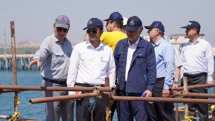 بازدید+ معاون برنامه‌ریزی و تلفیق طرح‌ها و برنامه‌های شرکت ملی نفت ایران+ اسدروز+ میری+ خارگ 3