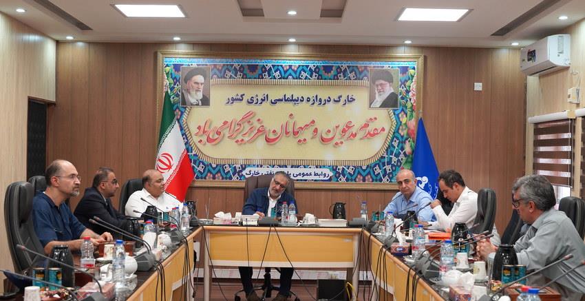 بازدید+مدیرعامل +از پروژه‌ها+پایانه خارگ +عباس اسدروز+میری 11