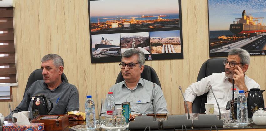 بازدید+مدیرعامل +از پروژه‌ها+پایانه خارگ +عباس اسدروز+میری 9