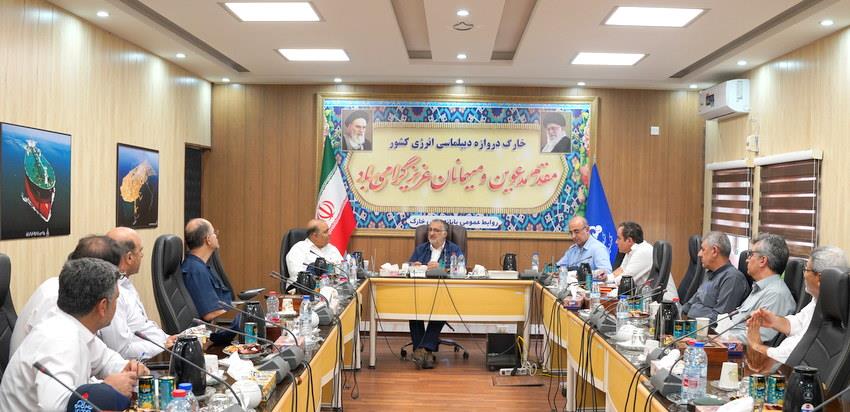 بازدید+مدیرعامل +از پروژه‌ها+پایانه خارگ +عباس اسدروز+میری 6