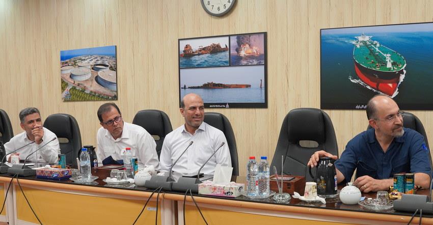 بازدید+مدیرعامل +از پروژه‌ها+پایانه خارگ +عباس اسدروز+میری 3