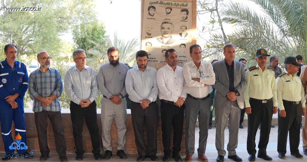 غبارروبی و عطرافشانی + گلزار شهدای+  جزیره خارگ 9