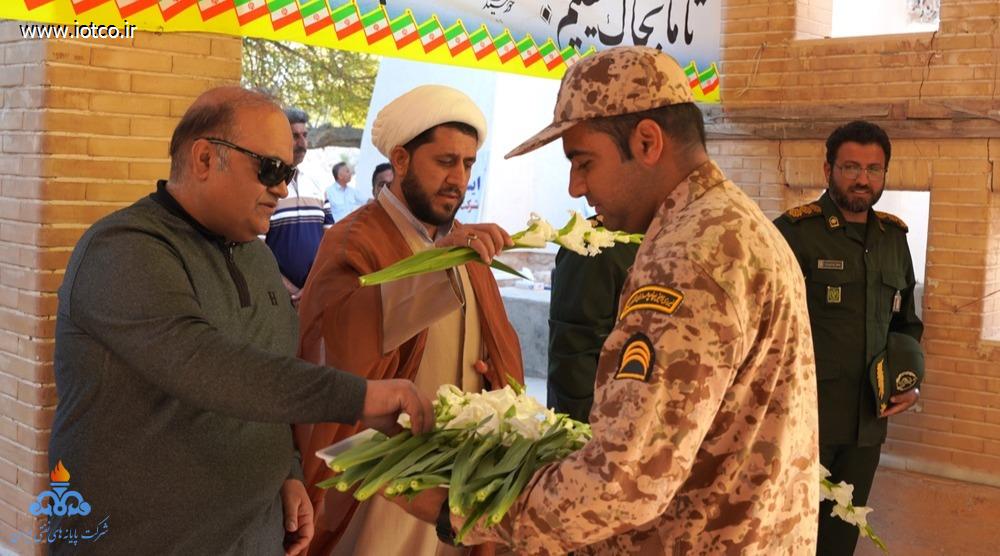 غبارروبی و عطرافشانی + گلزار شهدای+  جزیره خارگ 6