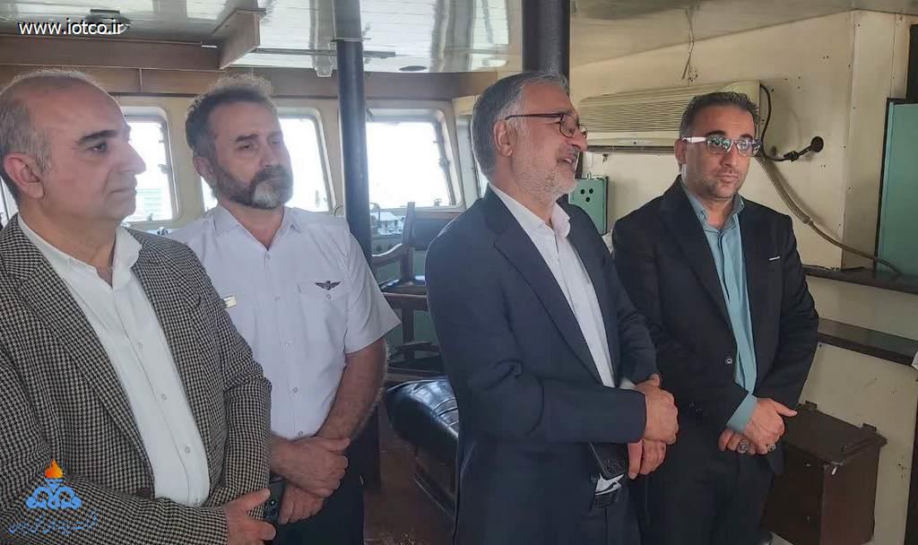 بازدید+ مدیرعامل پایانه‌های نفتی ایران+منطقه عملیاتی ماهشهر 4