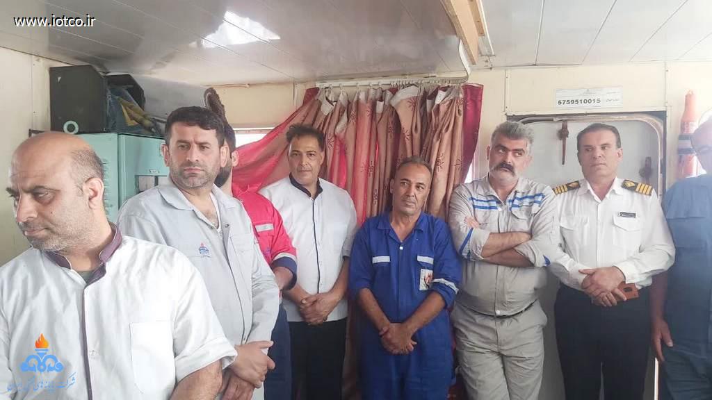 بازدید+ مدیرعامل پایانه‌های نفتی ایران+منطقه عملیاتی ماهشهر 3