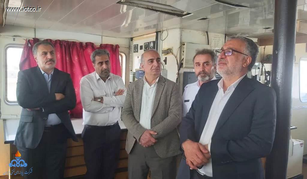 بازدید+ مدیرعامل پایانه‌های نفتی ایران+منطقه عملیاتی ماهشهر 2