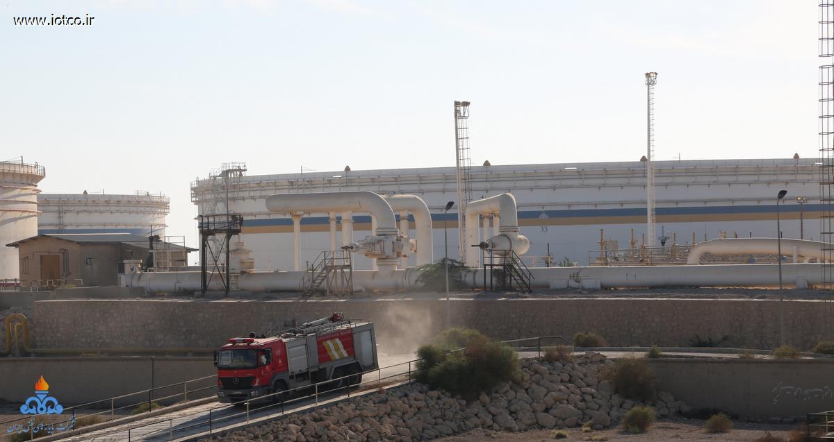 مانور مهار آتش‌سوزی + پایانه نفتی خارگ+ دریالعل+ دلیری 24