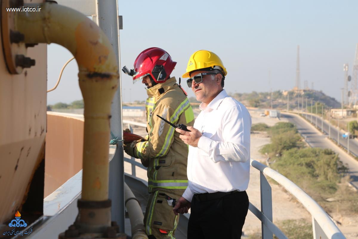 مانور مهار آتش‌سوزی + پایانه نفتی خارگ+ دریالعل+ دلیری 13