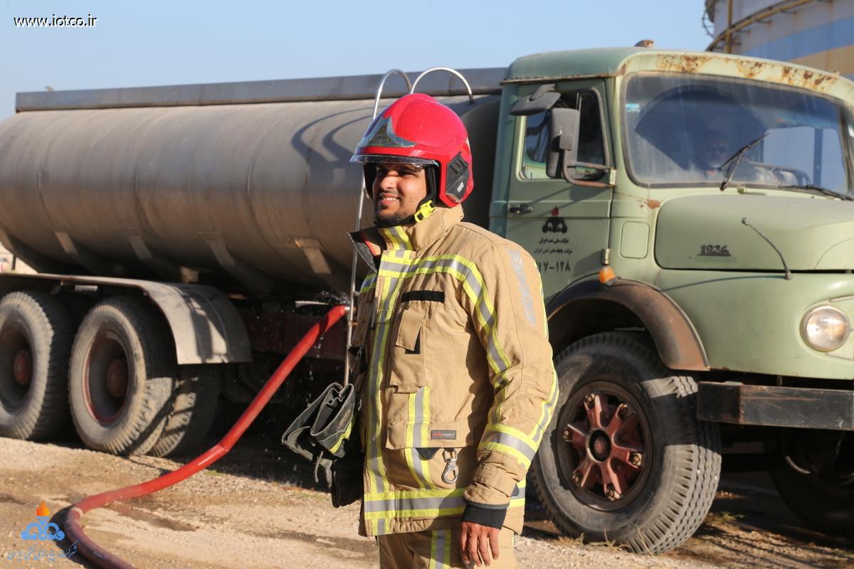 مانور مهار آتش‌سوزی + پایانه نفتی خارگ+ دریالعل+ دلیری 6