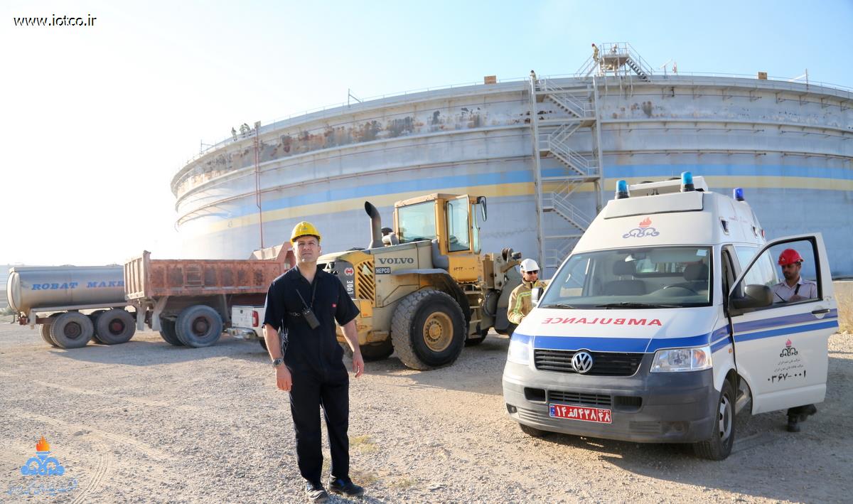 مانور مهار آتش‌سوزی + پایانه نفتی خارگ+ دریالعل+ دلیری 2