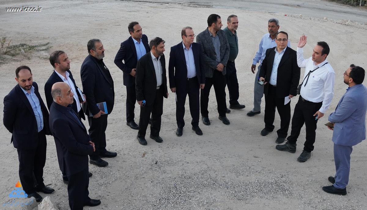 بازدید علمی دانشجویان دانشگاه عالی دفاع ملی +پایانه نفتی خارگ 9