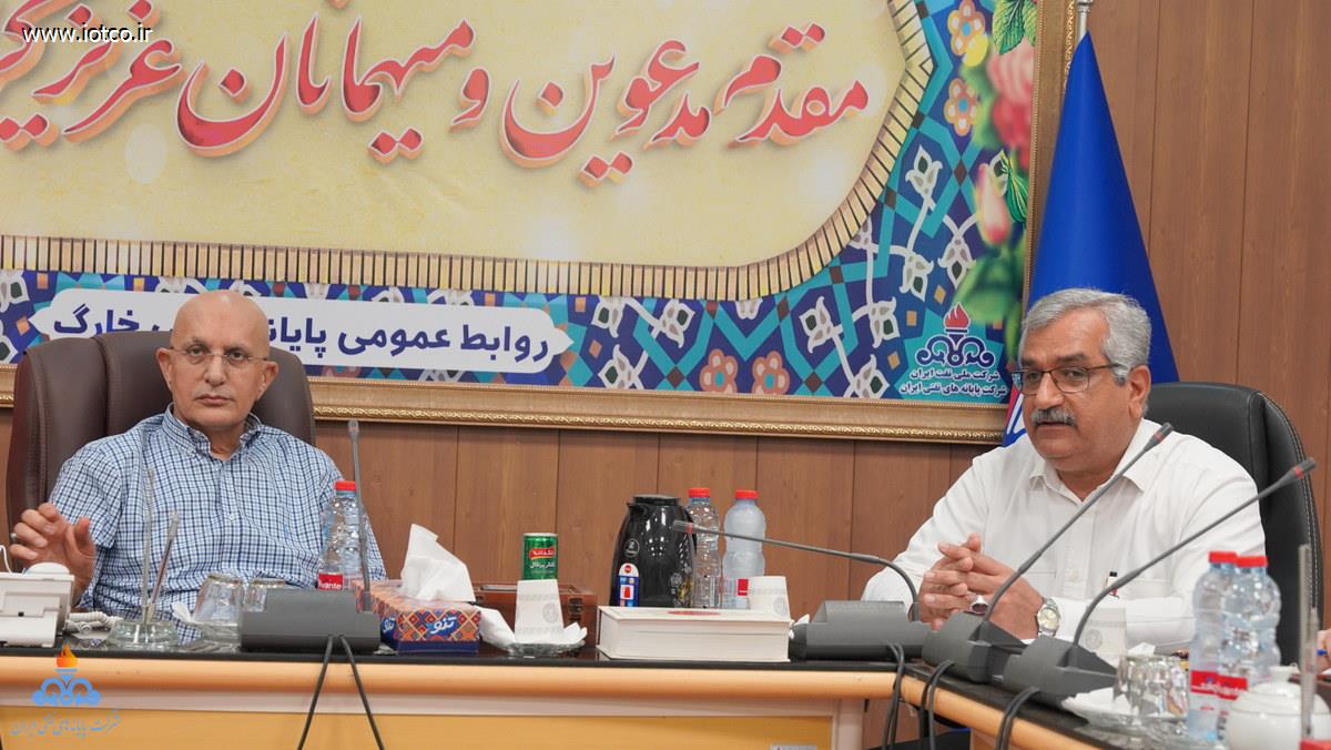 نشست بررسی وضعیت عملیاتی و نگهداشت تاسیسات در پایانه نفتی خارگ 4