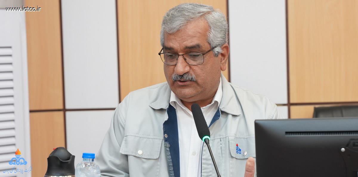 عباس اسدروز + مدیرعامل +شرکت پایانه‌های نفتی ایران +نشست با مدیران + رؤسای پایانه نفتی خارگ 33