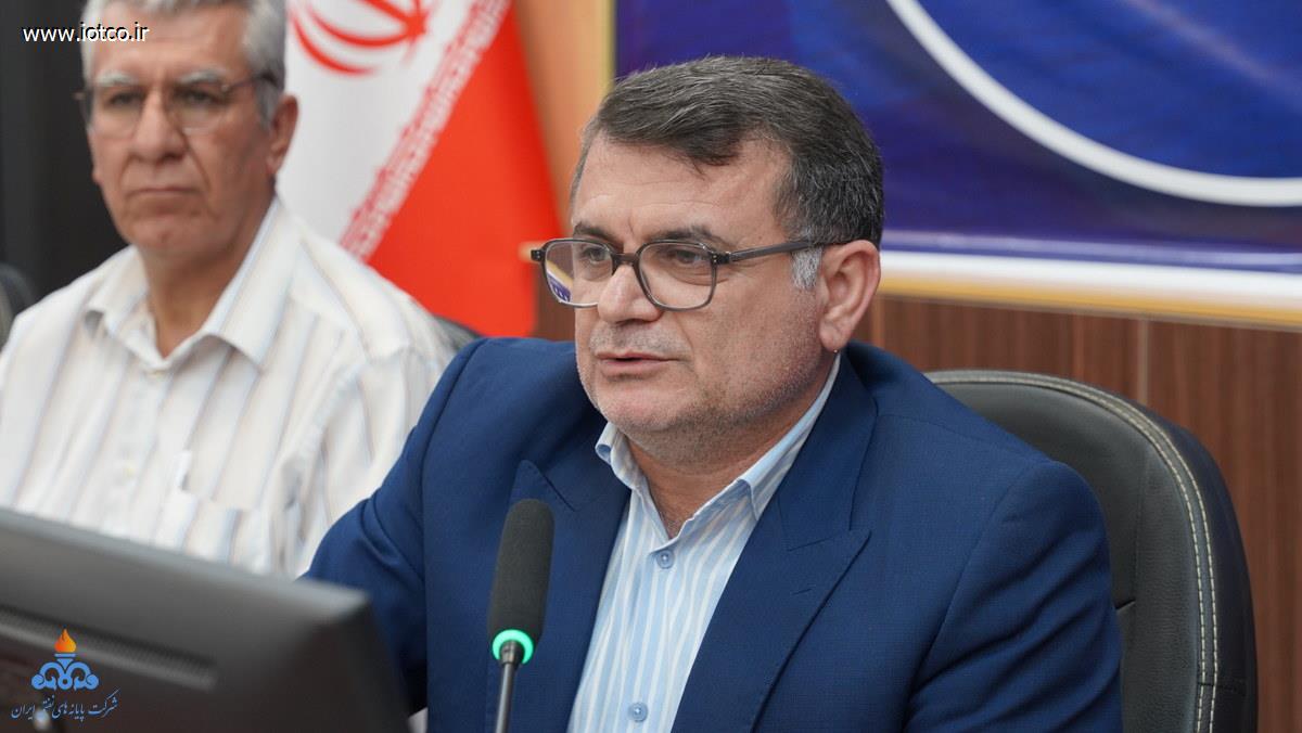 عباس اسدروز + مدیرعامل +شرکت پایانه‌های نفتی ایران +نشست با مدیران + رؤسای پایانه نفتی خارگ 16