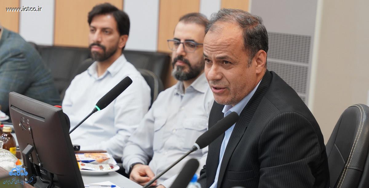عباس اسدروز + مدیرعامل +شرکت پایانه‌های نفتی ایران +نشست با مدیران + رؤسای پایانه نفتی خارگ 14