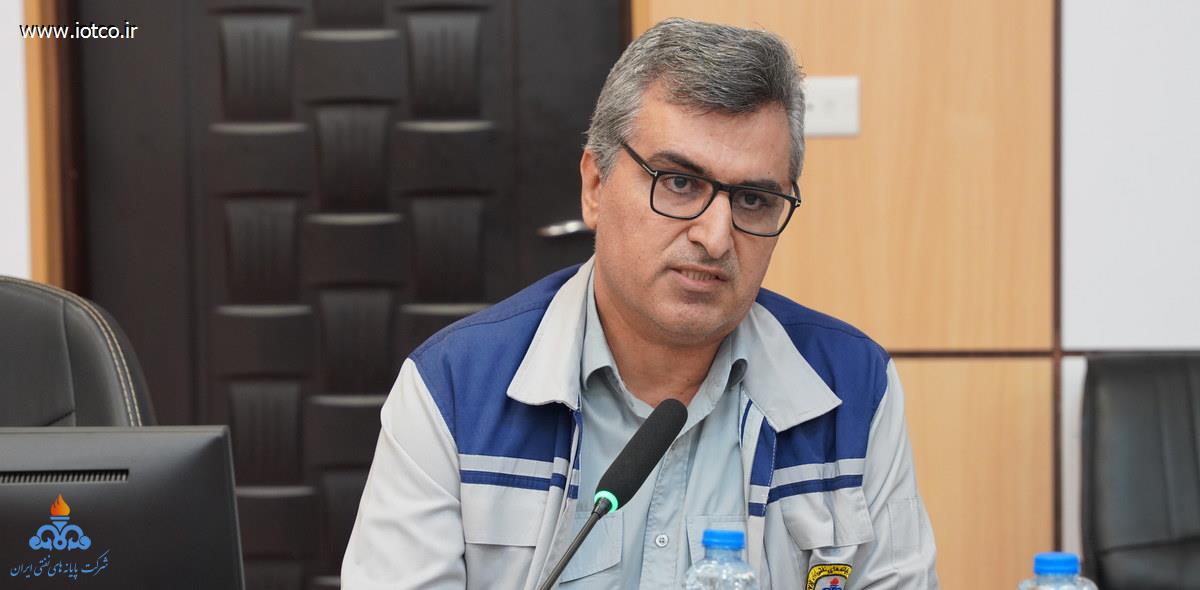 عباس اسدروز + مدیرعامل +شرکت پایانه‌های نفتی ایران +نشست با مدیران + رؤسای پایانه نفتی خارگ 13