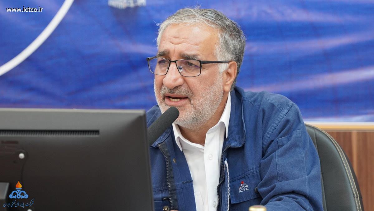 عباس اسدروز + مدیرعامل +شرکت پایانه‌های نفتی ایران +نشست با مدیران + رؤسای پایانه نفتی خارگ 5