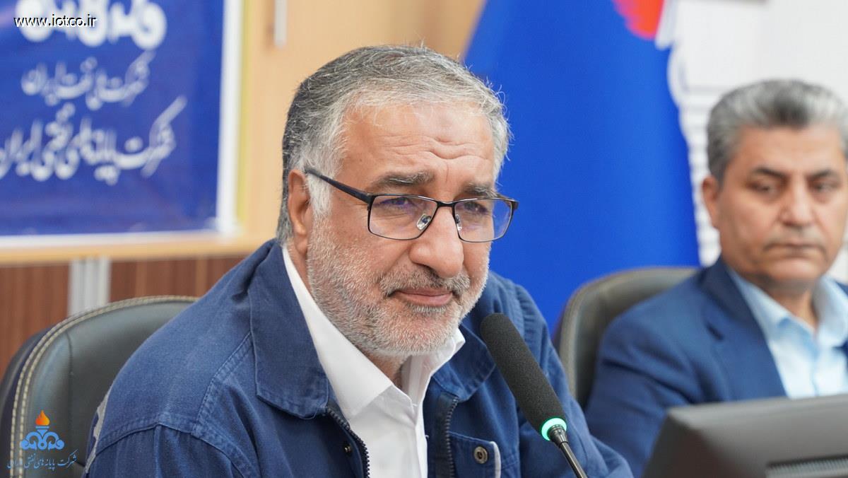 عباس اسدروز + مدیرعامل +شرکت پایانه‌های نفتی ایران +نشست با مدیران + رؤسای پایانه نفتی خارگ 4