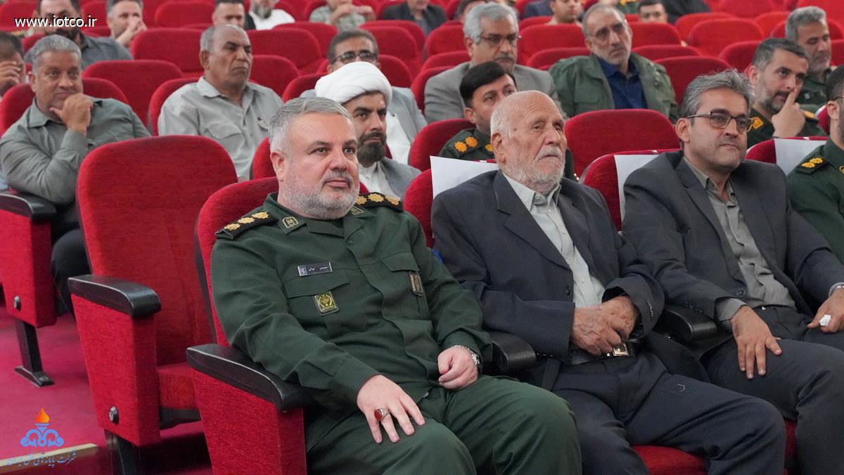 تودیع+ سرهنگ سیروس حیاتی +معارفه+ سرهنگ دوم محسن مشتاقی + ناحیه مقاومت بسیج سپاه خارگ 15