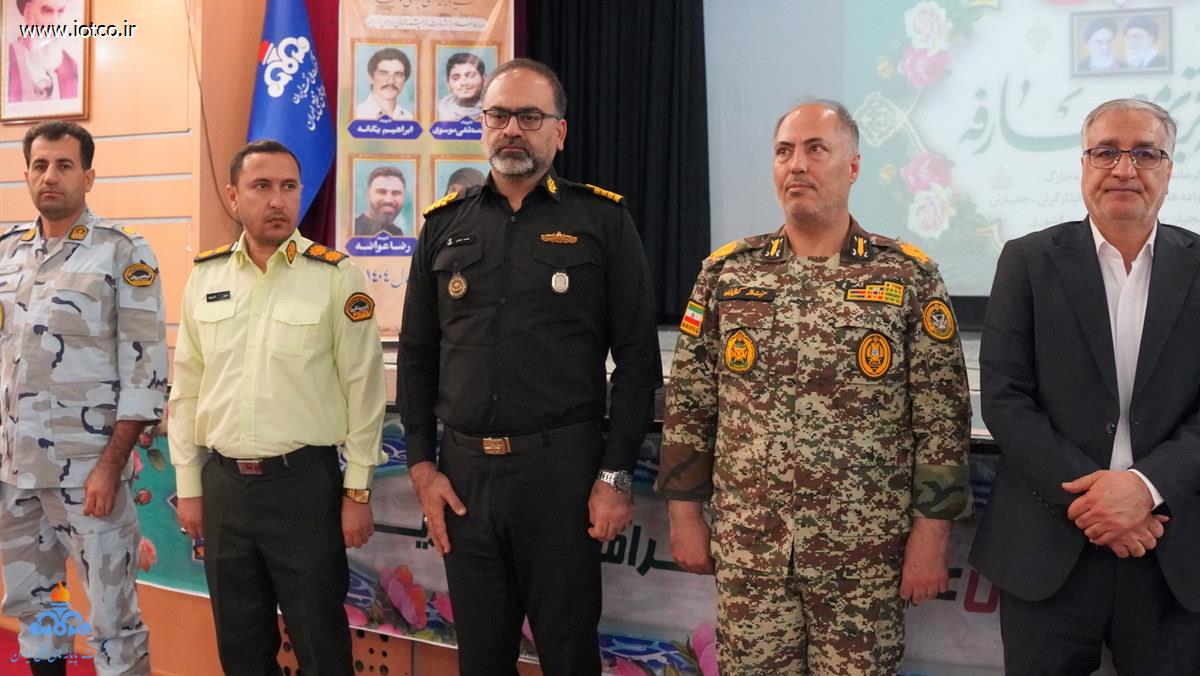 تودیع+ سرهنگ سیروس حیاتی +معارفه+ سرهنگ دوم محسن مشتاقی + ناحیه مقاومت بسیج سپاه خارگ 6