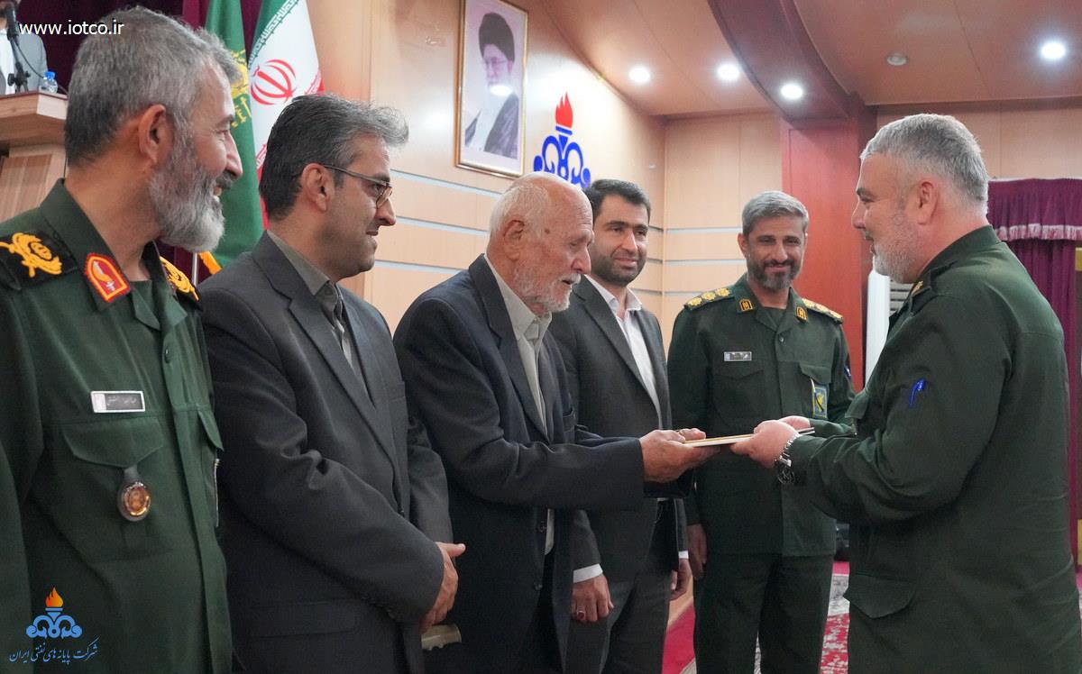 تودیع+ سرهنگ سیروس حیاتی +معارفه+ سرهنگ دوم محسن مشتاقی + ناحیه مقاومت بسیج سپاه خارگ 5