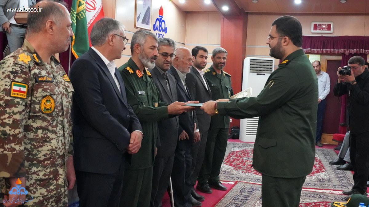 تودیع+ سرهنگ سیروس حیاتی +معارفه+ سرهنگ دوم محسن مشتاقی + ناحیه مقاومت بسیج سپاه خارگ 3