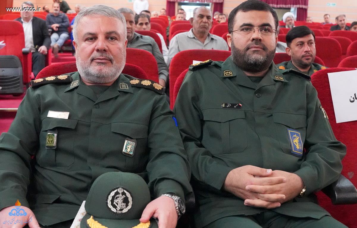 تودیع+ سرهنگ سیروس حیاتی +معارفه+ سرهنگ دوم محسن مشتاقی + ناحیه مقاومت بسیج سپاه خارگ 2