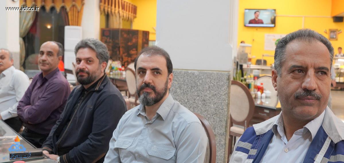 نشست صمیمی +مدیرعامل شرکت پایانه‌های نفتی ایران + روسای پایانه نفتی خارگ + مناسب میلاد امام علی(ع)+ عباس اسدروز 14