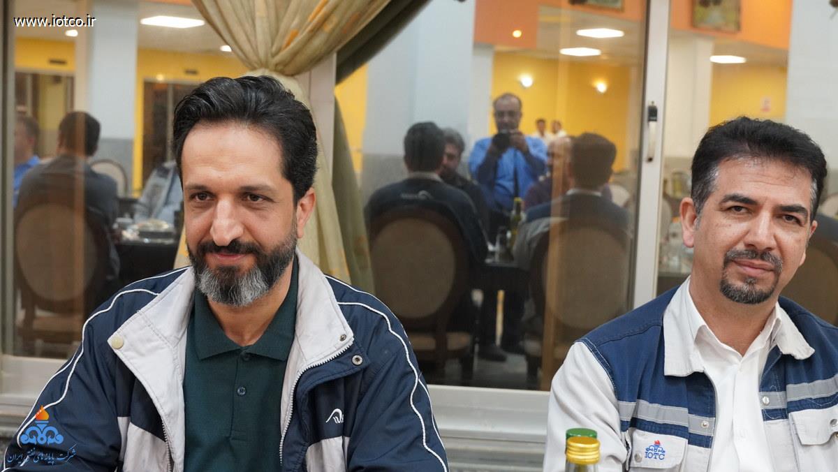 نشست صمیمی +مدیرعامل شرکت پایانه‌های نفتی ایران + روسای پایانه نفتی خارگ + مناسب میلاد امام علی(ع)+ عباس اسدروز 11