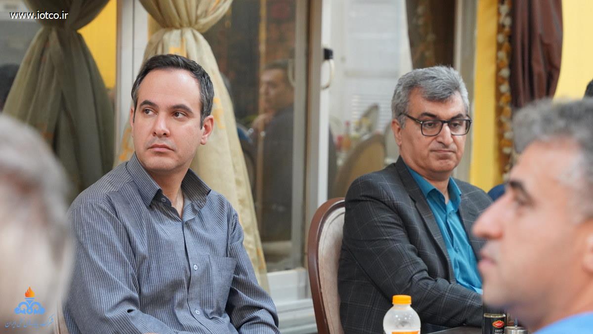 نشست صمیمی +مدیرعامل شرکت پایانه‌های نفتی ایران + روسای پایانه نفتی خارگ + مناسب میلاد امام علی(ع)+ عباس اسدروز 8