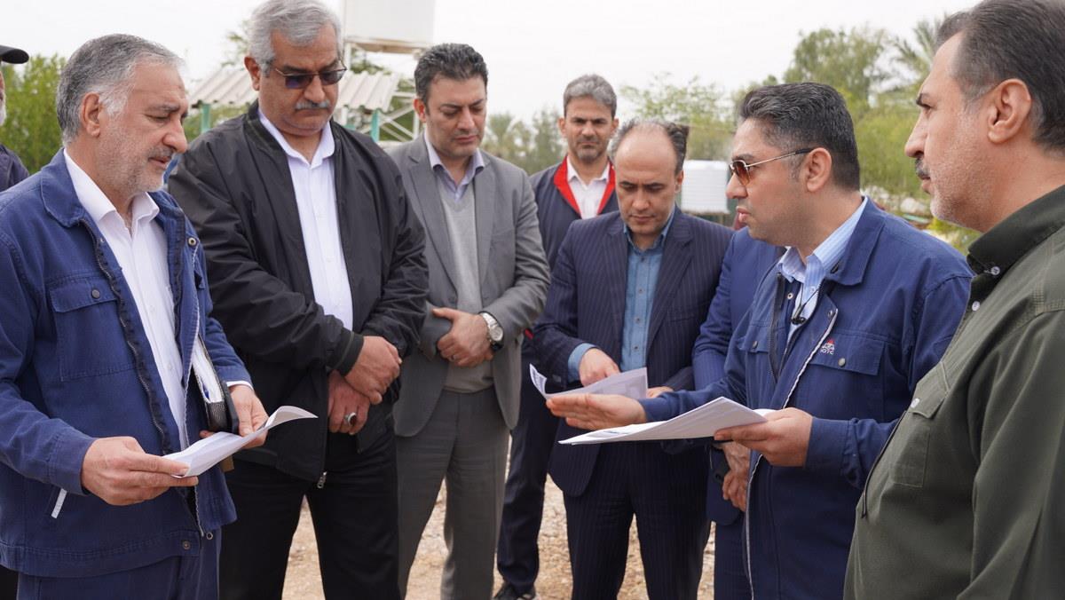 بازدید+اسدروز+ سلیمانی+ مدیرعامل+ شرکت پایانه‌های نفتی ایران+خوابگاه یاس ۳ خارگ 13