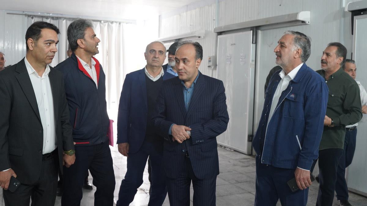 سلیمانی +عباس اسدروز+ مدیرعامل شرکت پایانه‌های نفتی ایران+ پایانه نفتی خارگ+سردخانه‌ 4