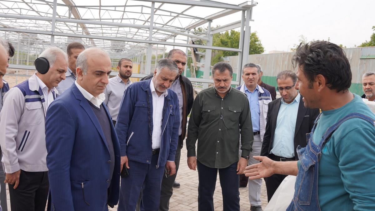 اسدروز + البرز جعفری+ بازسازی گلخانه «گرین هوس» خارگ+ تقویت فضای سبز 2