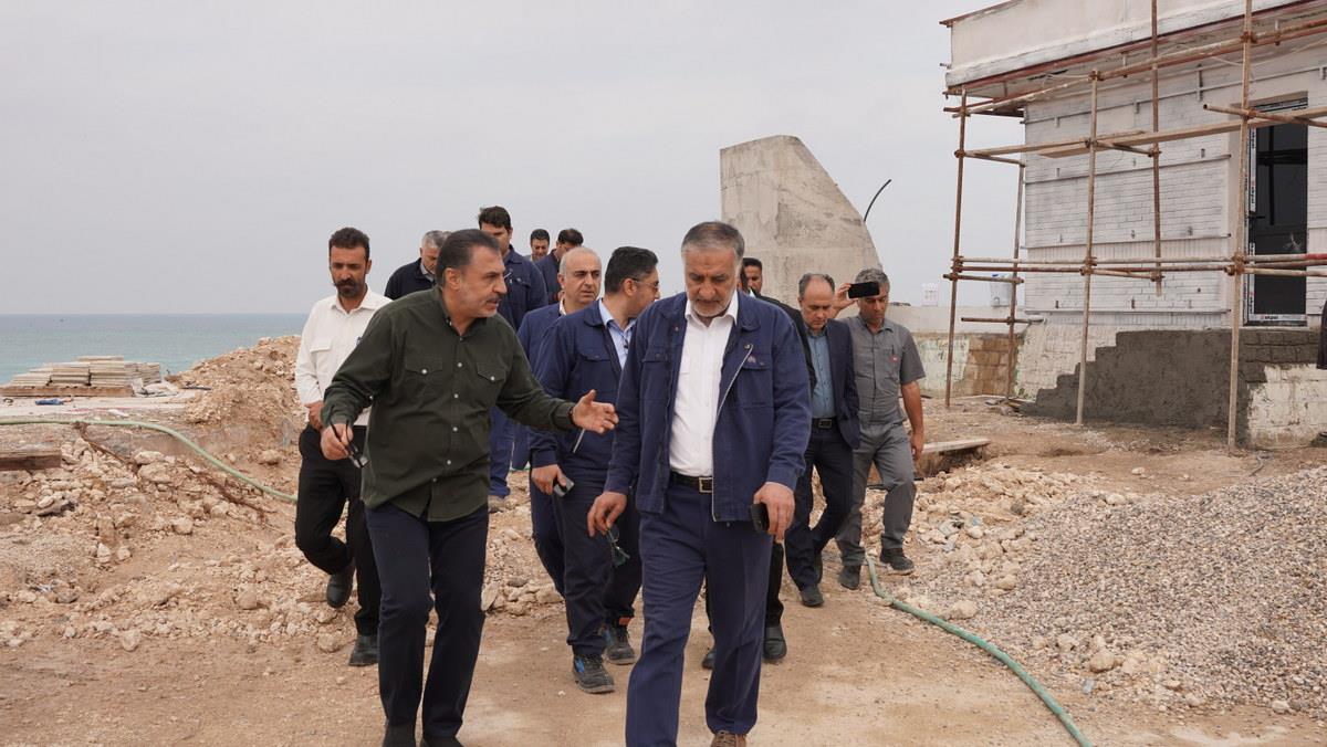 نوسازی باشگاه شهید موسی‌پور خارگ+اسدروز+ سلیمانی 2