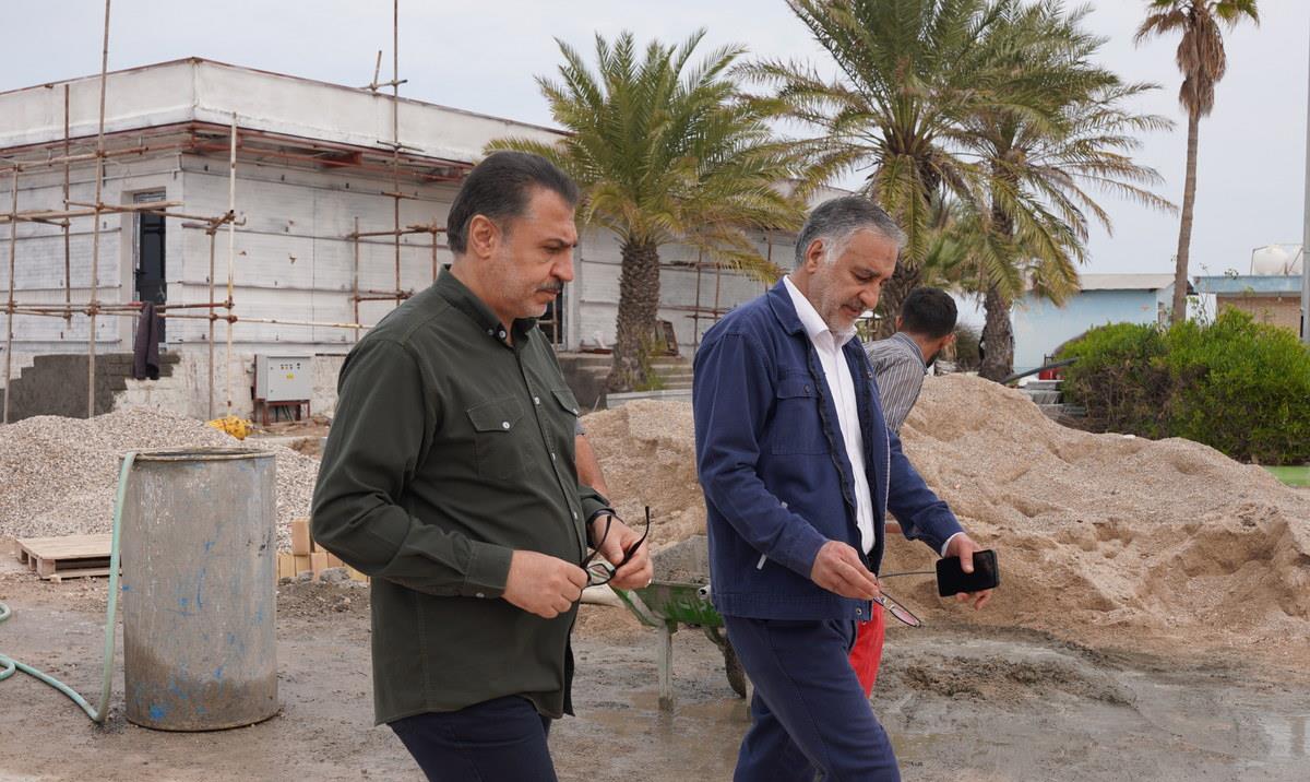 نوسازی باشگاه شهید موسی‌پور خارگ+اسدروز+ سلیمانی 1