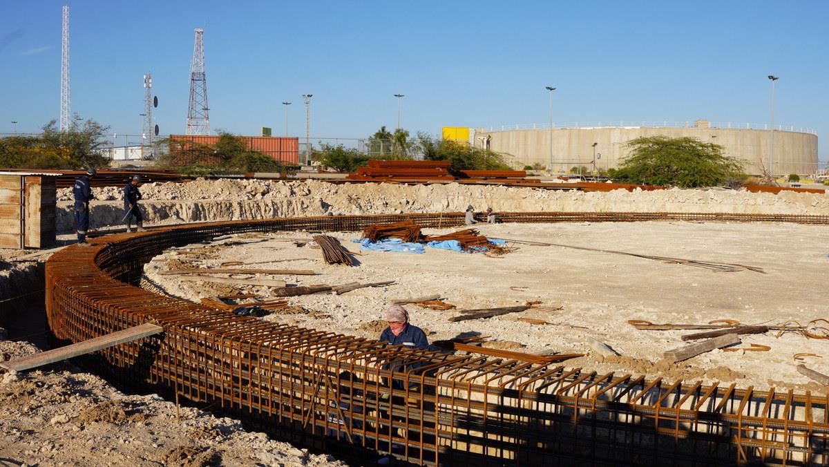 عباس اسدروز+ مدیرعامل شرکت پایانه‌های نفتی ایران+ پروژه +سامانه تمام‌اتوماتیک اعلان و اطفای حریق مجتمع مخازن+ مخزن یک‌میلیون بشکه‌ای شماره ۳۲ 14