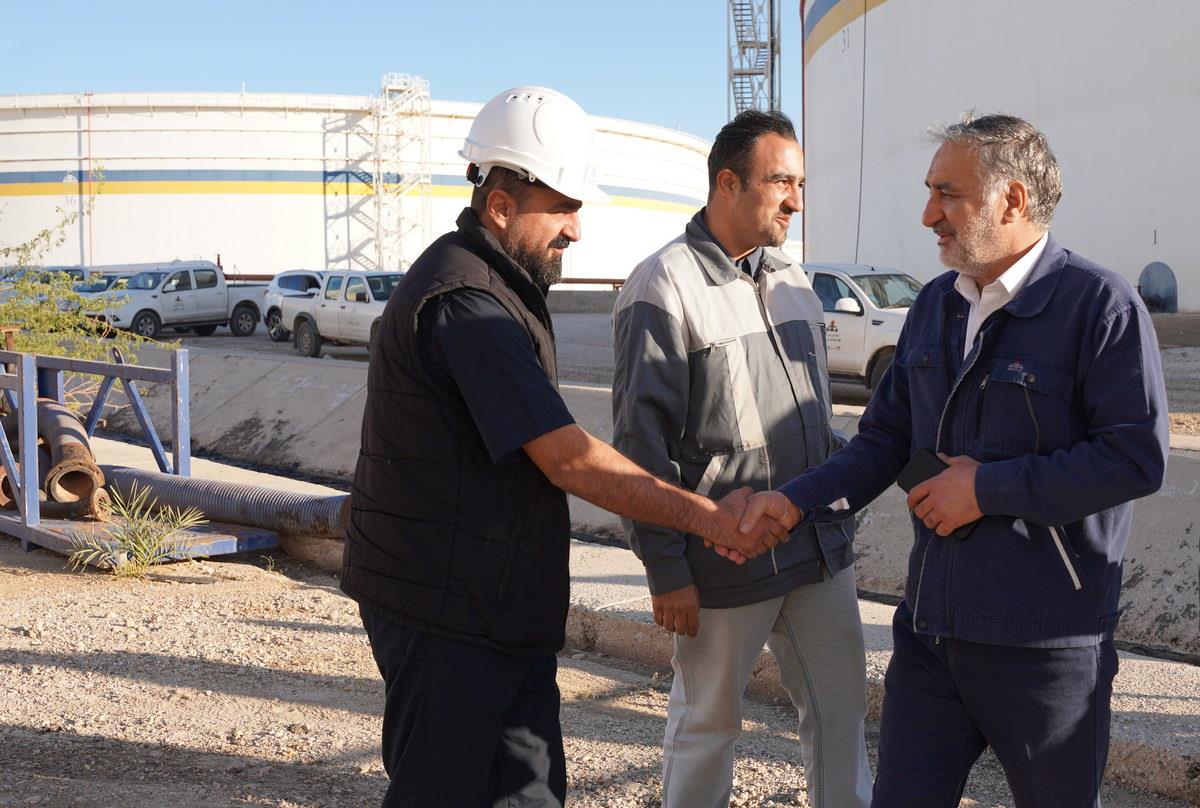 عباس اسدروز+ مدیرعامل شرکت پایانه‌های نفتی ایران+ پروژه +سامانه تمام‌اتوماتیک اعلان و اطفای حریق مجتمع مخازن+ مخزن یک‌میلیون بشکه‌ای شماره ۳۲ 7